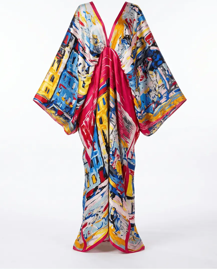 Lively Printed Bohemian Maxi Dress-8