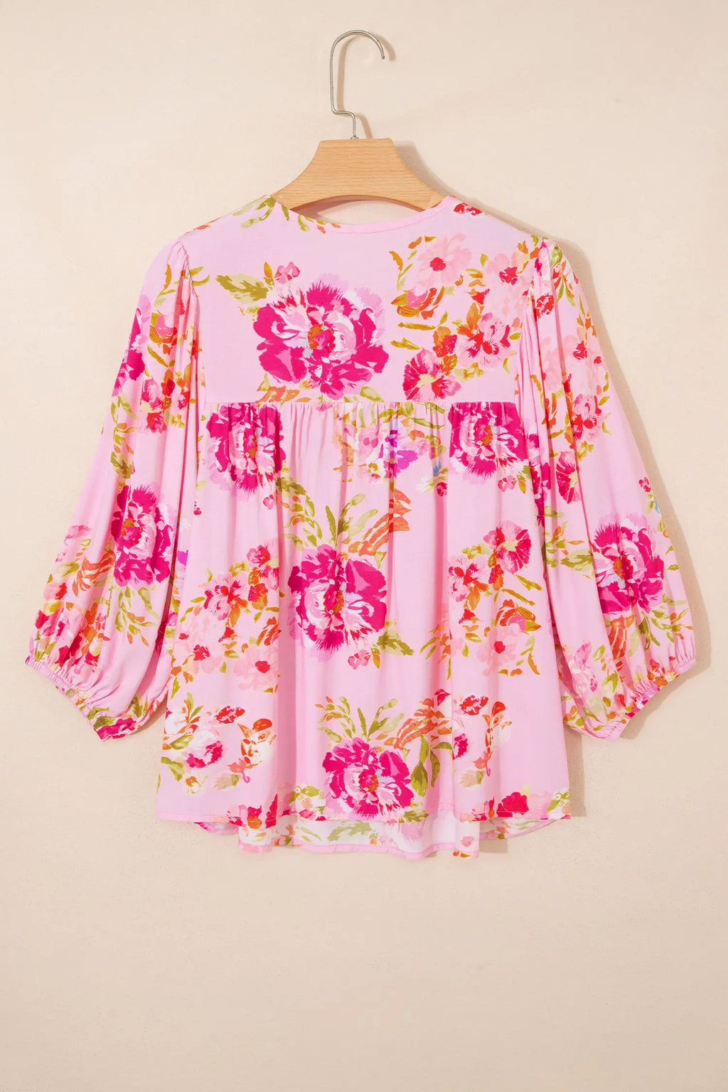 blouse fleurie rose Dear-Lover Dropshipping