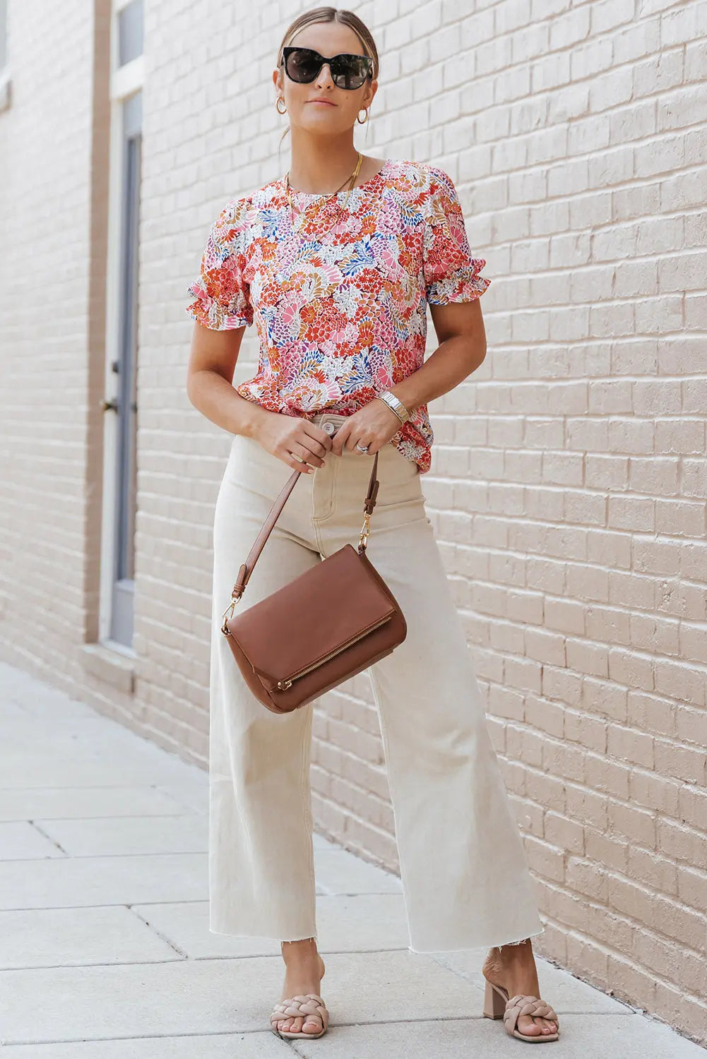 blouse fleurie multicolore Dear-Lover Dropshipping
