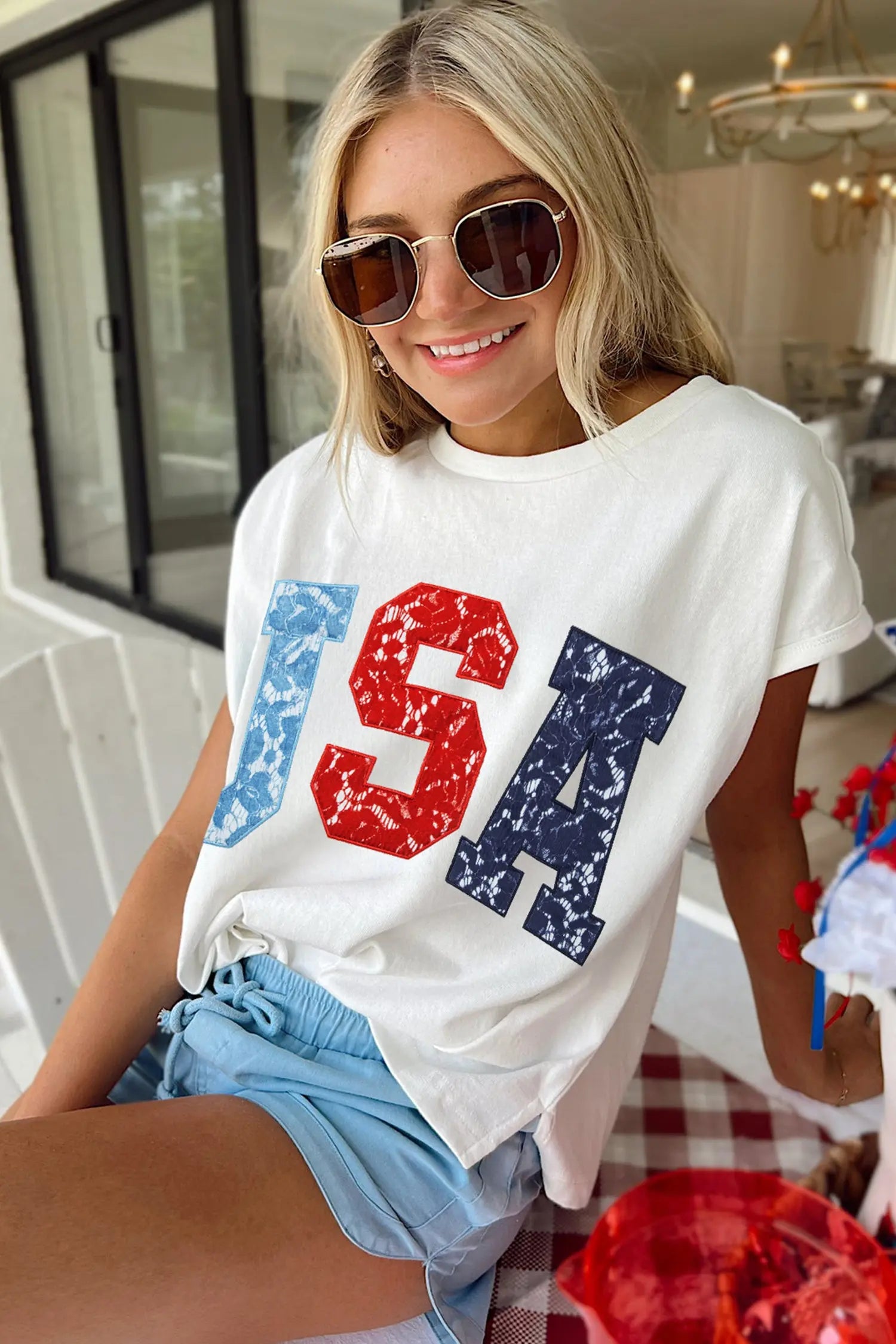 T-shirt  color block Dear-Lover Dropshipping