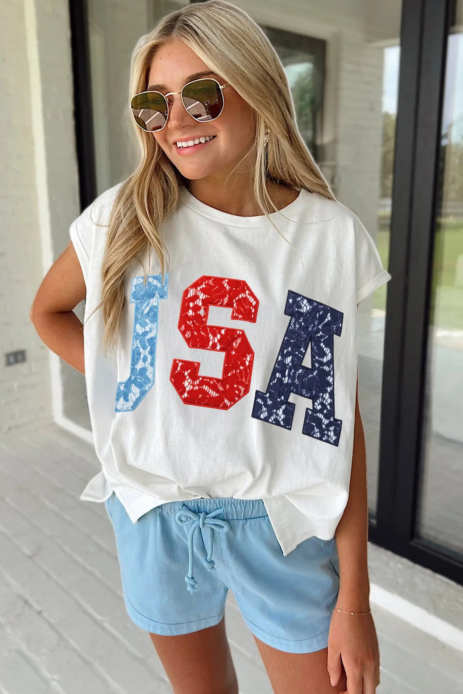 T-shirt  color block Dear-Lover Dropshipping