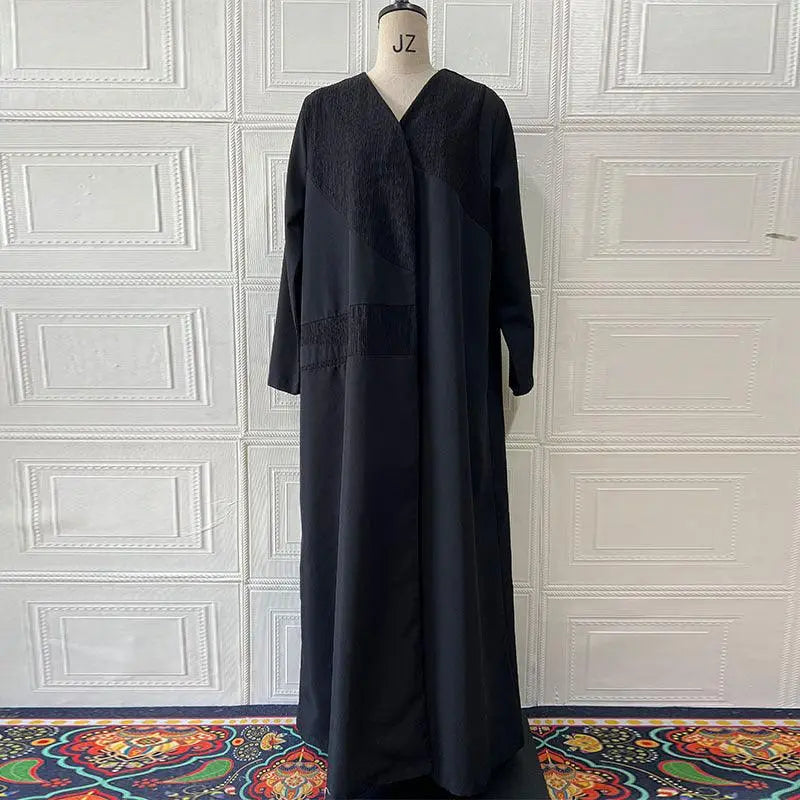 Robe bohème verte claire à broderies florales, manches courtes, taille élastiquée, style féminin élégant