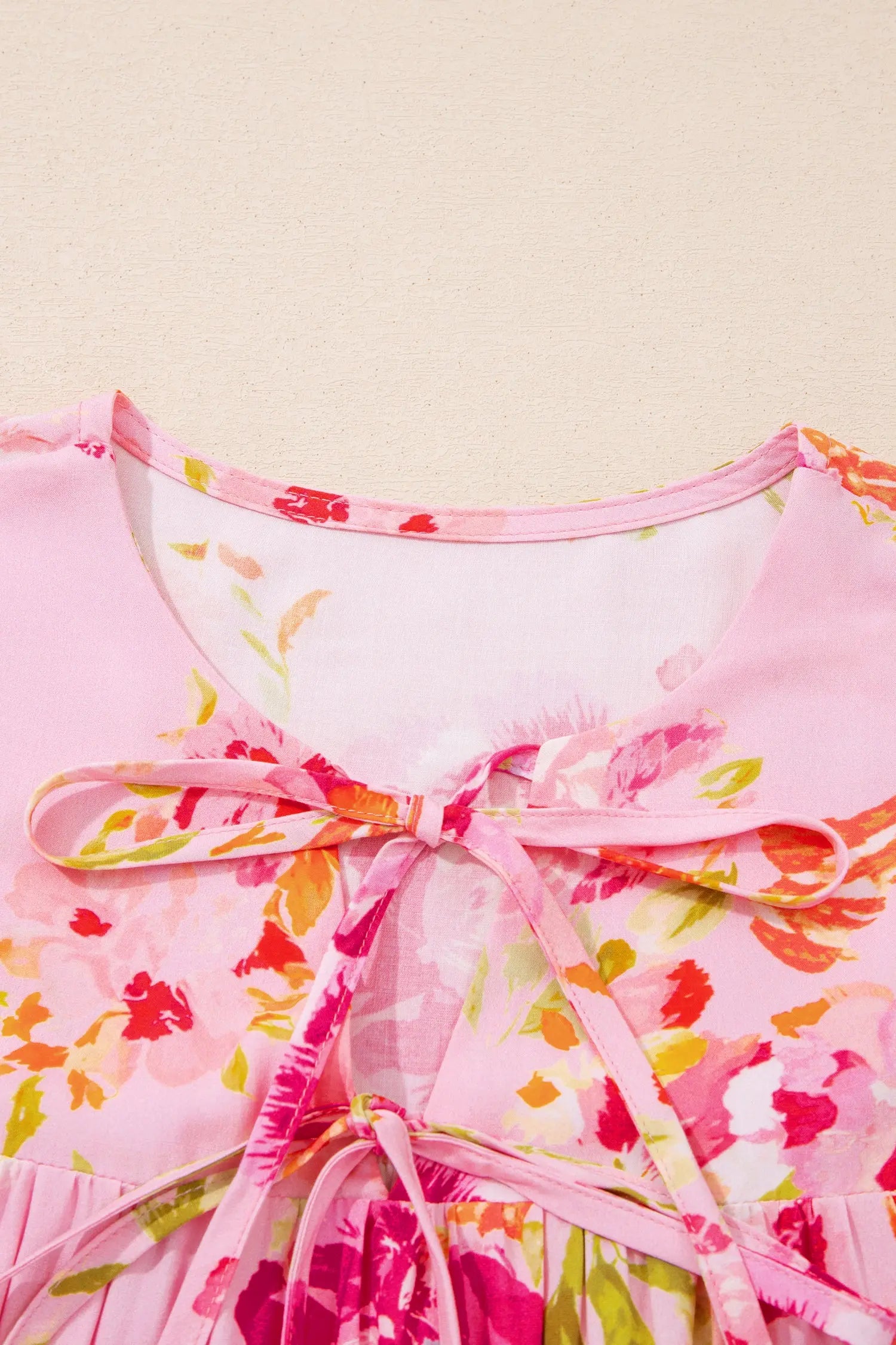 blouse fleurie rose Dear-Lover Dropshipping
