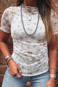 top en mesh  fleurie Dear-Lover Dropshipping