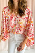 blouse fleurie rose Dear-Lover Dropshipping