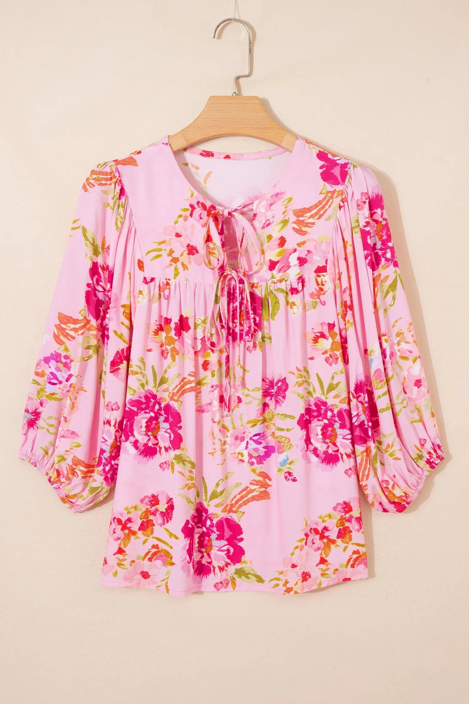 blouse fleurie rose Dear-Lover Dropshipping