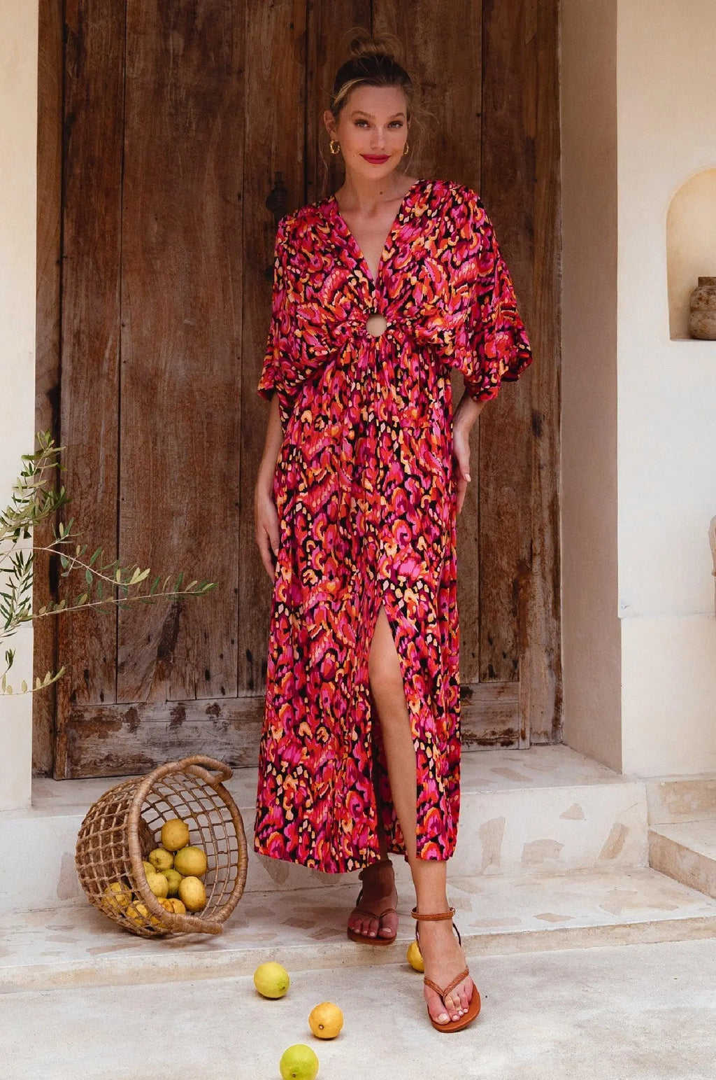 Elena Bohemian Gown Dress (Sale)-4