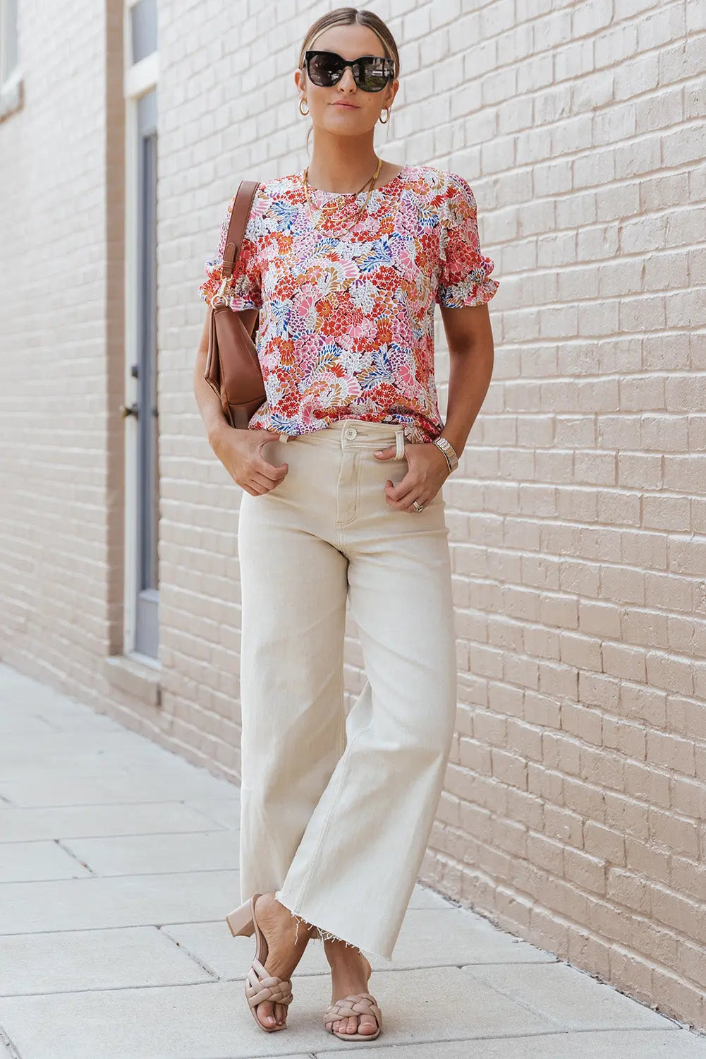 blouse fleurie multicolore Dear-Lover Dropshipping