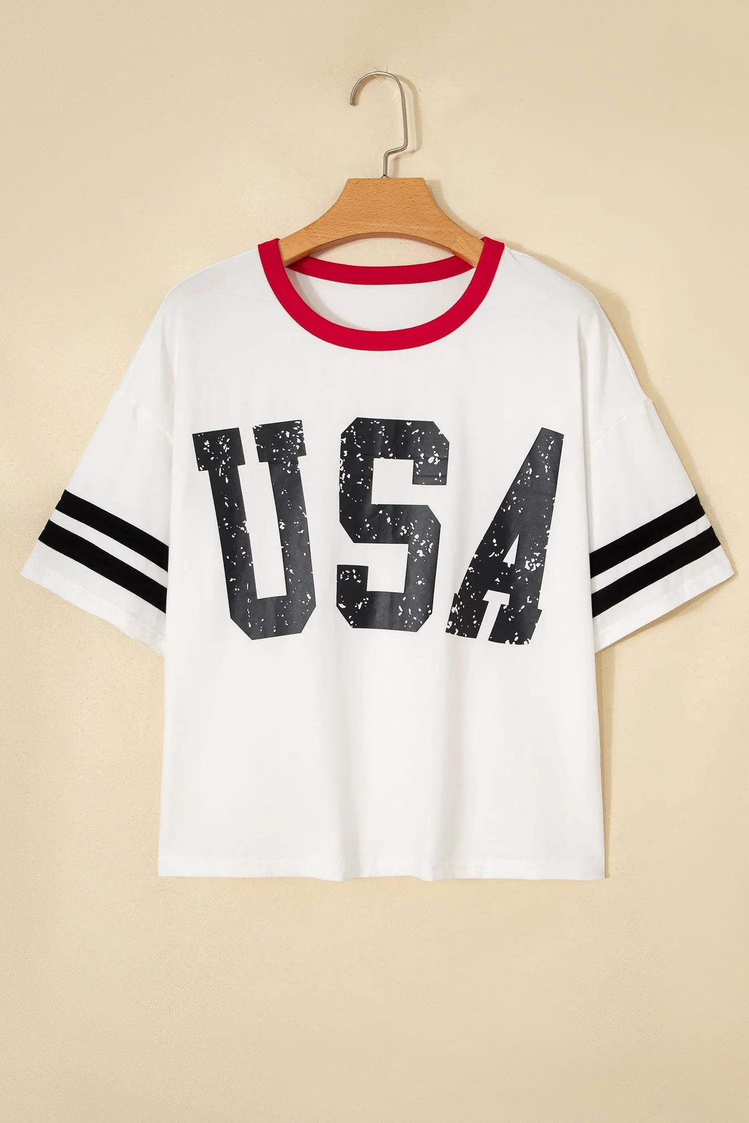 t-shirt varsity blanc Dear-Lover Dropshipping