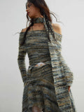 Slack Knit Top Overskirt Female Dropsure