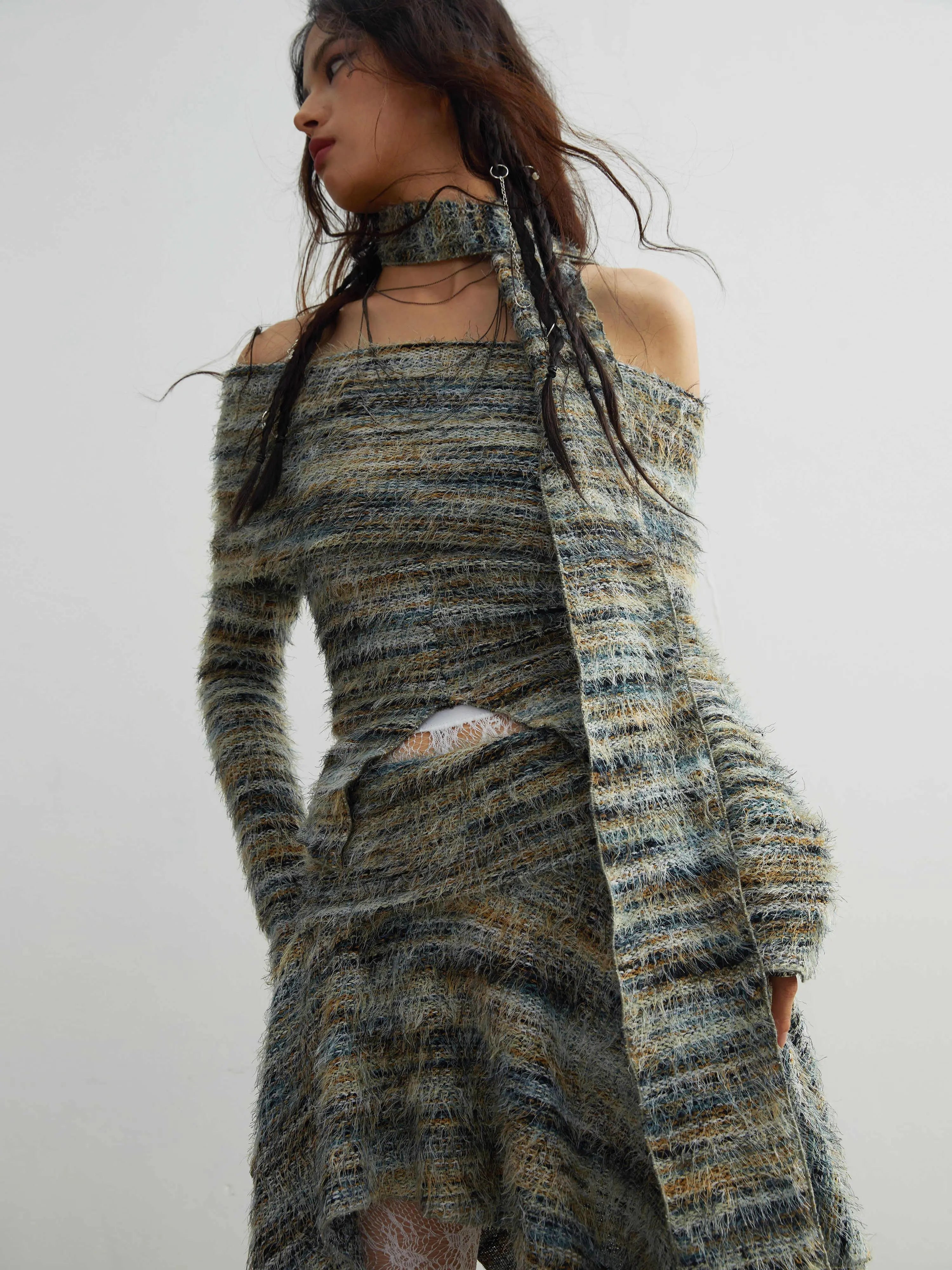 Robe bohème verte claire à broderies florales, manches courtes, taille élastiquée, style féminin élégant