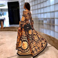 Womens Maxi Dress Sexy Paisley Party Dress Robe Clubwear-1